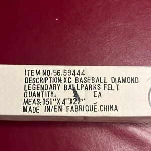Department 56 Baseball Diamond Unopened